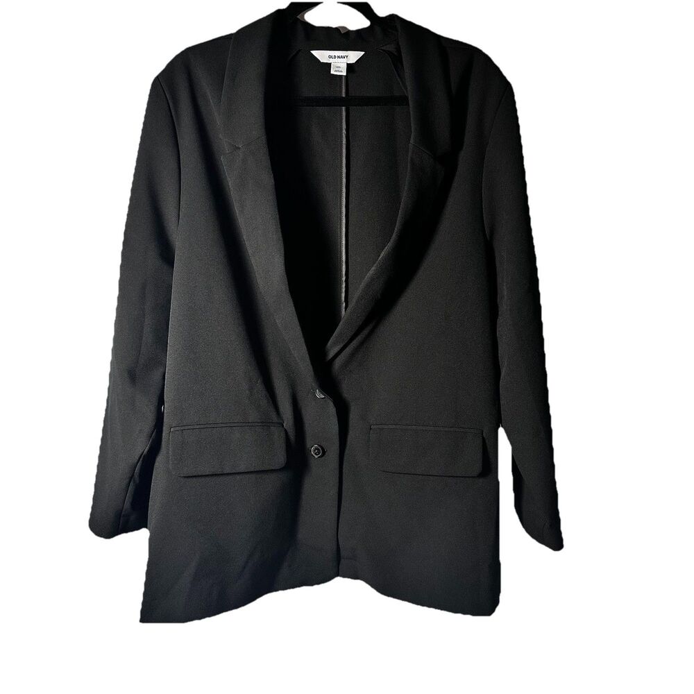 🖤Old Navy Women's Size 2X Black Two Button Blazer Suit Jacket NWT